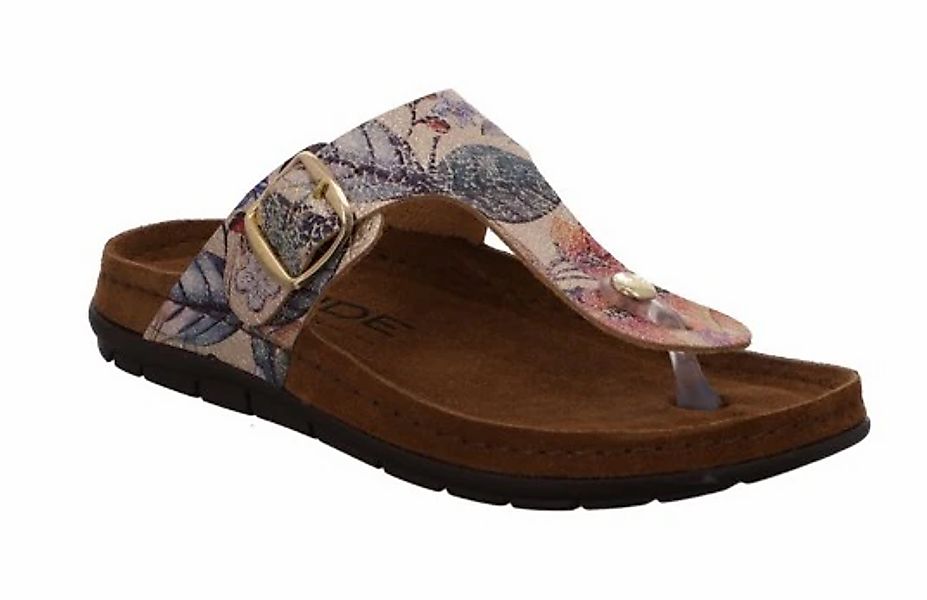 Rohde Zehentrenner "Rodigo-D", Keilabsatz, Sommerschuh, Schlappen mit Memor günstig online kaufen