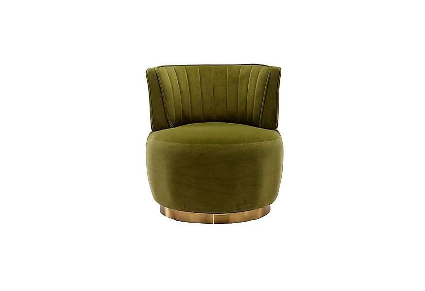 KLAM HOME Stuhl Moderner 360-Grad-Drehstuhl aus Teddy/Samt – Komfortable Rü günstig online kaufen