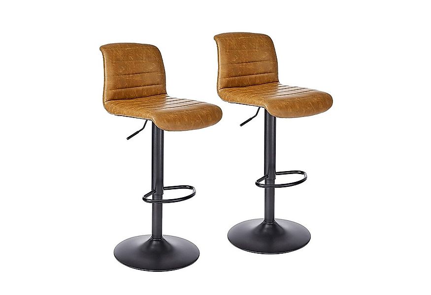 HTI-Living Barhocker Barhocker 2er Set Tayo Cognac (Set, 2 St., 2 Barhocker günstig online kaufen