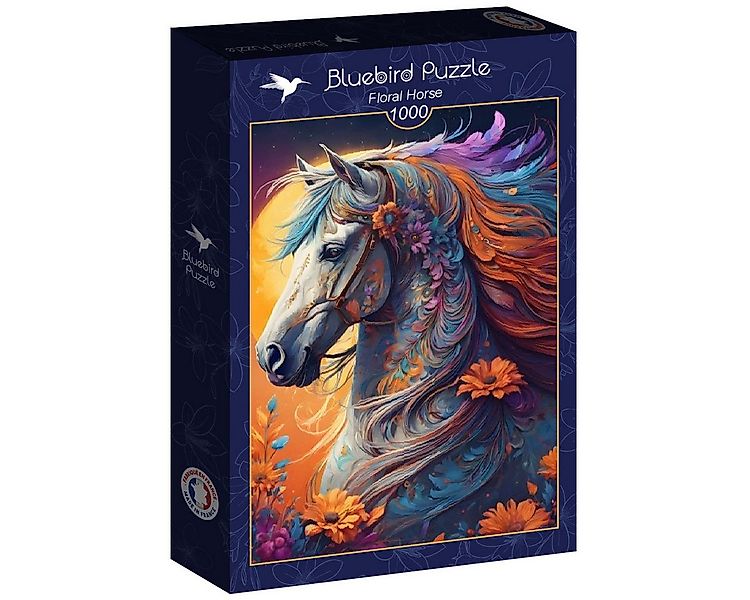 Bluebird Puzzle Puzzle Floral Horse, Puzzleteile günstig online kaufen