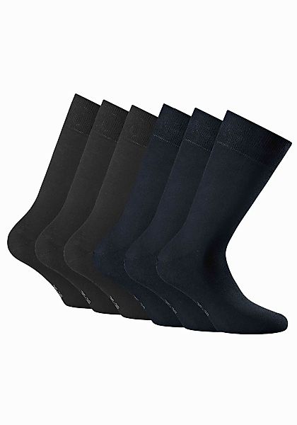 Rohner Socks Kurzsocken "Socken cotton II 6er Pack 6er Pack" günstig online kaufen