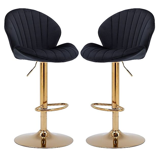 WAHSON OFFICE CHAIRS Barhocker 2er Set Barstuhl Bistrohocker mit Lehne günstig online kaufen