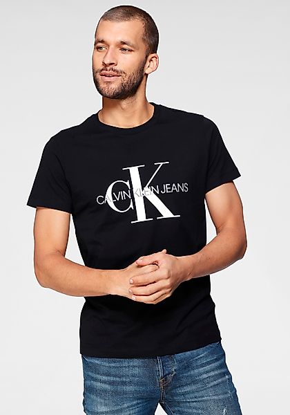 Calvin Klein Jeans T-Shirt "ICONIC MONOGRAM SLIM TEE", mit großem CK-Print günstig online kaufen