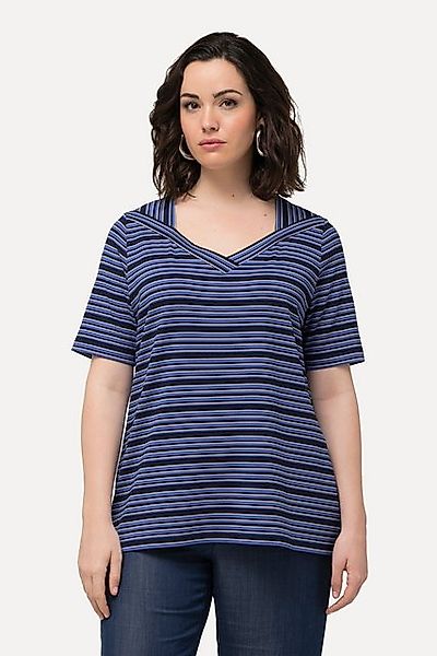 Ulla Popken T-Shirt T-Shirt Ringel Classic günstig online kaufen