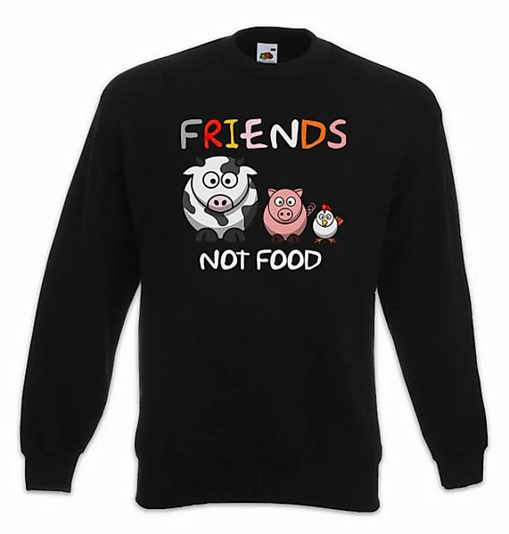 Urban Backwoods Sweatshirt Friends Not Food Comic Sweatshirt Veganer Spezie günstig online kaufen