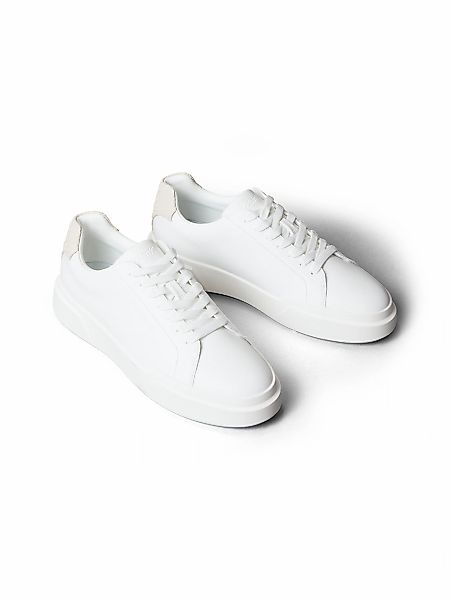 Calvin Klein Sneaker "CHUNKY CUPSOLE LACEUP LTH BT AOP" Halbschuh, Freizeit günstig online kaufen