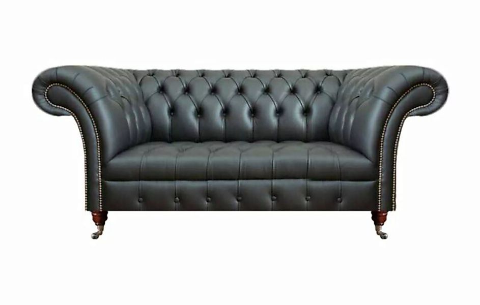 JVmoebel Chesterfield-Sofa Leder Sofa Zweisitzer Couch Polstermöbel Polster günstig online kaufen