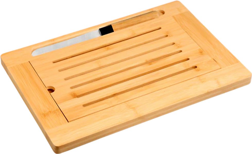 KESPER® Schneidebrett »Brot-Schneidebrett«, (Set, 2 St., Brett inklusive Me günstig online kaufen