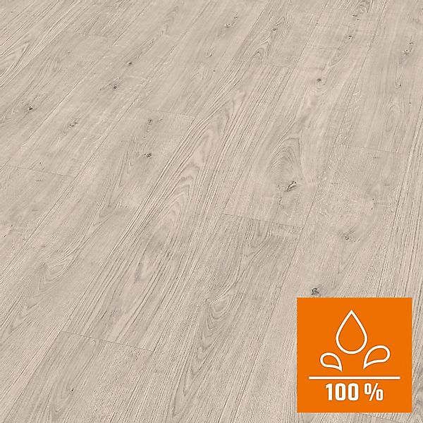 Egger AquaClick it Laminat 8 mm Wasserfest Eiche Berdal Grau günstig online kaufen