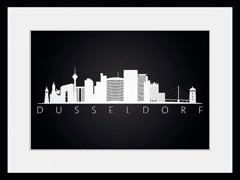 queence Bild "Düsseldorf Sehenswürdigkeiten", Städte-Stadt-Deutschland-Gebä günstig online kaufen