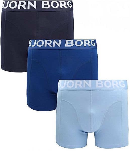 Björn Borg Shorts 3er-Pack Blau  - Größe XXL günstig online kaufen