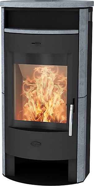 Fireplace Kaminofen Heathus MAIA Speckstein, 6,0 kW, Tee- und Holzfach günstig online kaufen