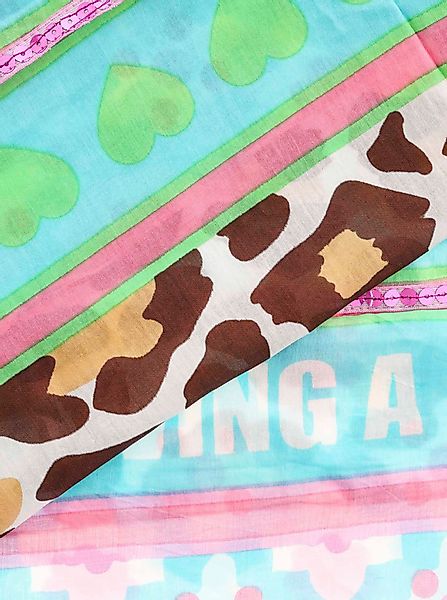 Zwillingsherz Modeschal "Wild Life", mit buntem günstig online kaufen