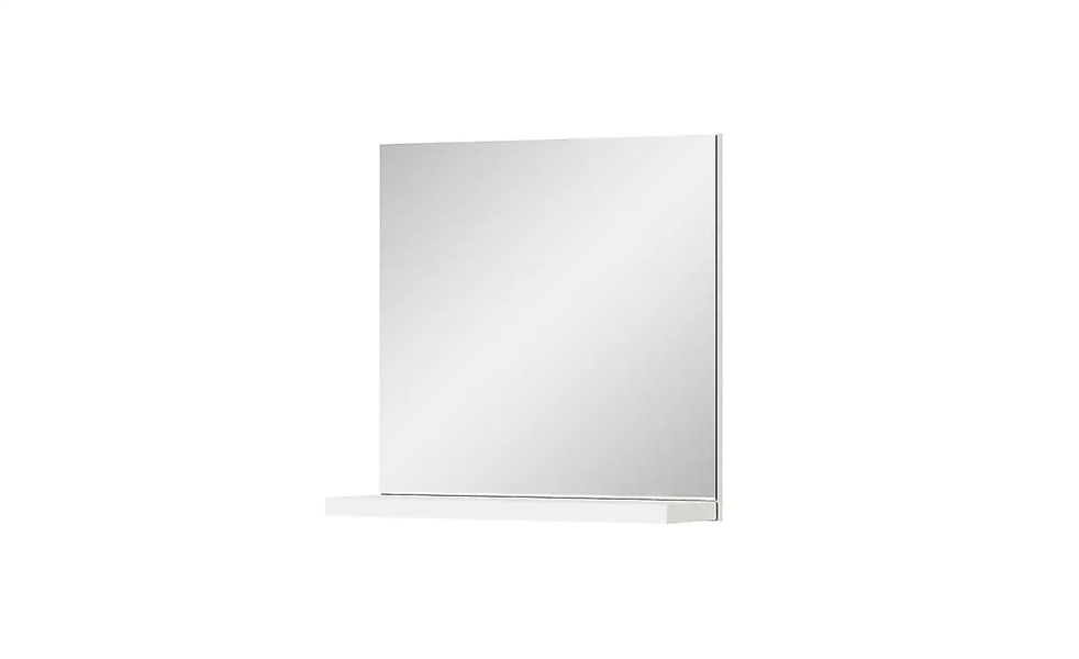 Spiegel 60 x 59 cm  ¦ weiß ¦ Holzwerkstoff,Aluminium,Glas ¦ Maße (cm): B: 6 günstig online kaufen
