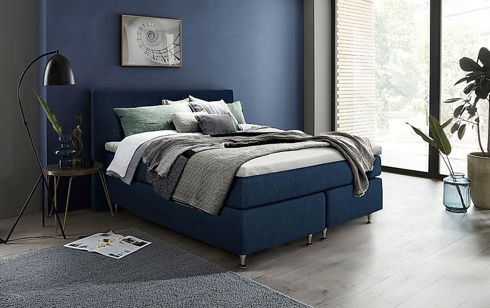 INOSIGN Boxspringbett "Zahara", inkl. Topper, besonderes Highlight: aufgenä günstig online kaufen