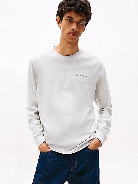 Tommy Jeans Langarmshirt "TJM SLIM CHEST LINEAR LS TEE EXT", Mit Rundhalsau günstig online kaufen