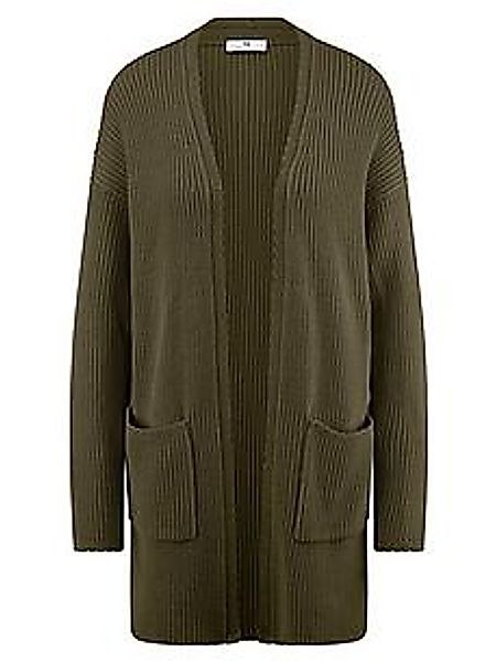 Long-Strickjacke Peter Hahn grün günstig online kaufen