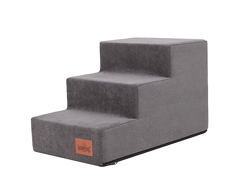 Bjird Haustiertreppe Savoy 50x30 cm, 60x40 cm (3 - 4 Stufen), Bezug abnehmb günstig online kaufen