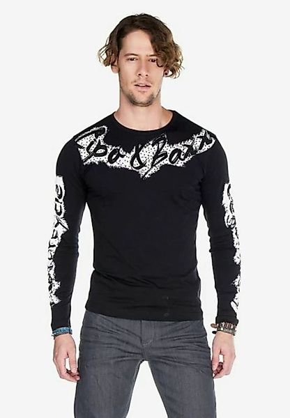Cipo & Baxx Sweatshirt mit markanten Markenschriftzügen günstig online kaufen