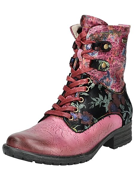 LAURA VITA Stiefelette Leder/Textil Schnürstiefelette günstig online kaufen