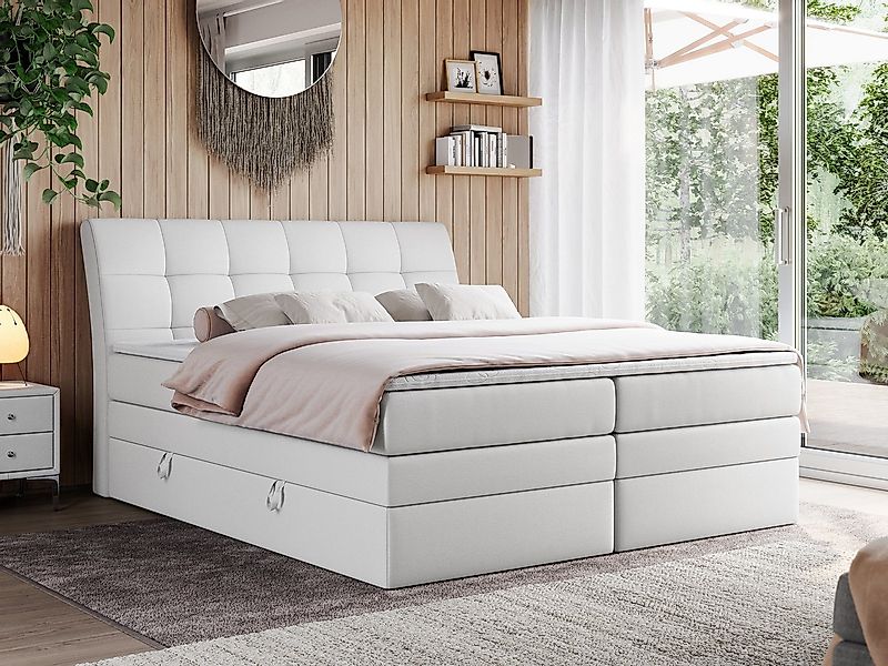 MKS MÖBEL Boxspringbett GOLD 10 KING (Set, zwei Bonell-Matratzen, zwei Mult günstig online kaufen