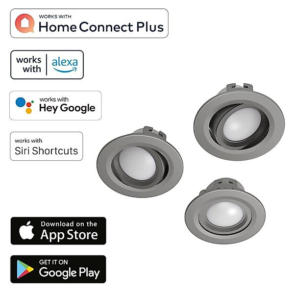 Hama LED Einbaustrahler 3x WiFi LED günstig online kaufen