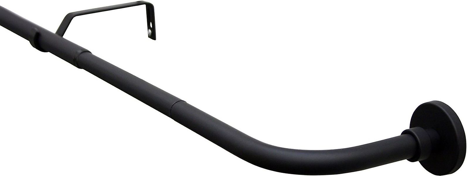 GARDINIA Gardinenstange Set Lisa 1-Lauf mit Bogen Ø 19 mm, Ø 19 mm, 1-läufi günstig online kaufen