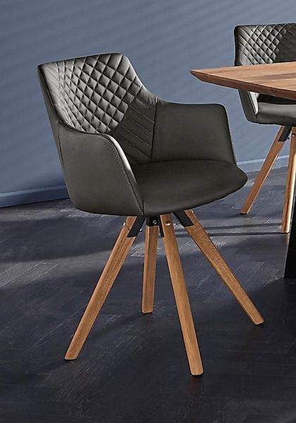 Home affaire Armlehnstuhl »LISABON« (Set) 2 Stk.mit Drehfunktion, Bezug aus günstig online kaufen