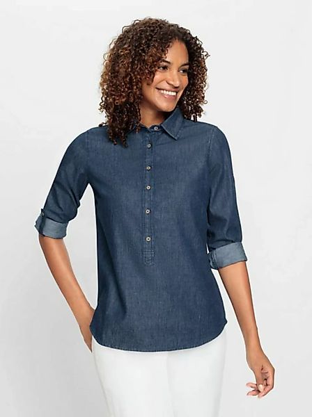 Witt Klassische Bluse Jeansbluse günstig online kaufen