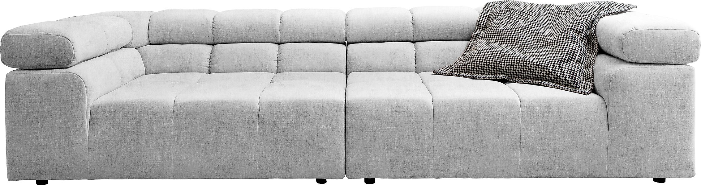 INOSIGN Big-Sofa "Ancona B/T/H: 290/110/70 cm", auffällige Steppung, inkl. günstig online kaufen