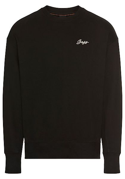 BOSS ORANGE Sweatshirt Eteia Premium Damenmode mit Rippdetails, Logo günstig online kaufen