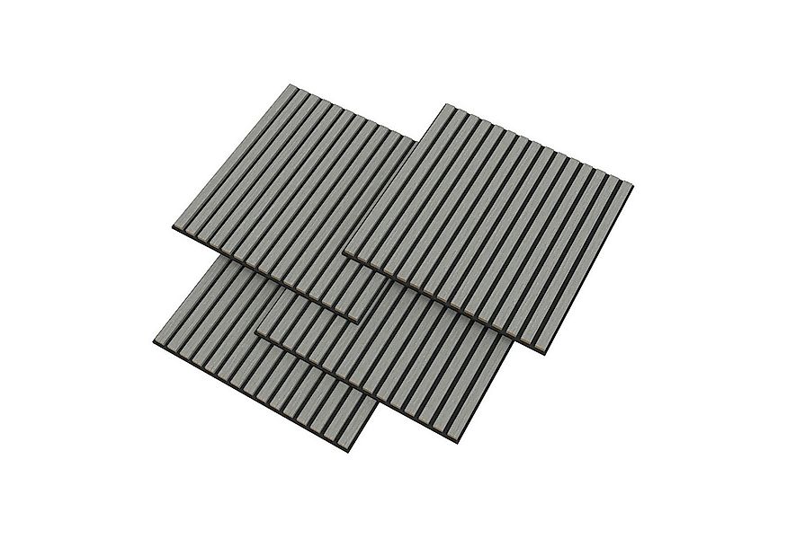 neu.holz 3D Wandpaneel, BxL: 60x60 cm, (Set, 12-tlg) »Vang« mit geradlinige günstig online kaufen