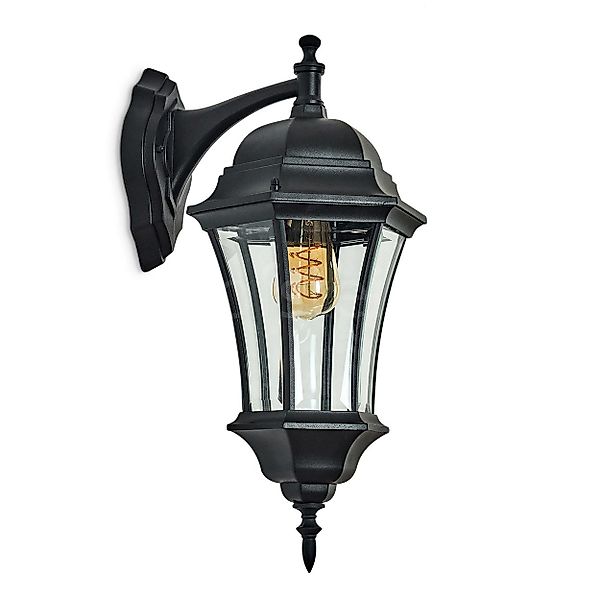 hofstein Außen-Wandleuchte Wandlampe abwärts in antikem günstig online kaufen