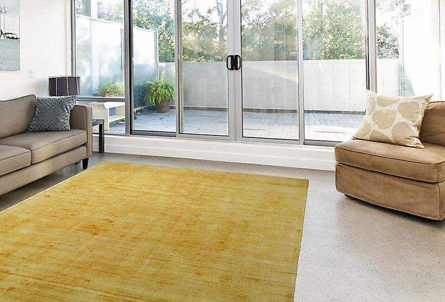 calo-deluxe Teppich "Viteox 200" rechteckig 13 mm Höhe Viskose, Kurzflor, W günstig online kaufen