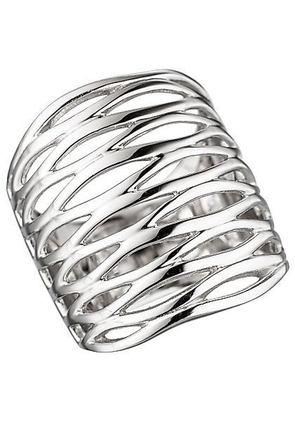 JOBO Silberring, breit 925 Silber günstig online kaufen