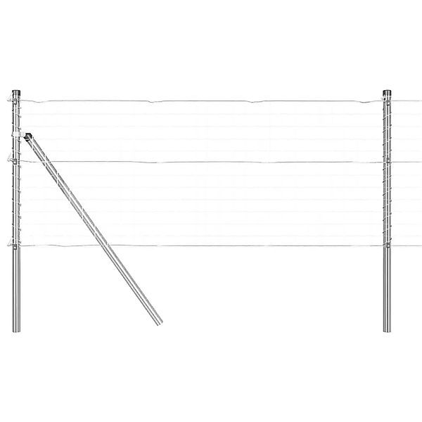 vidaXL Zaunpfosten 26 Stk Grau 3,2 x 3,2 x 100 cm 3350149 günstig online kaufen