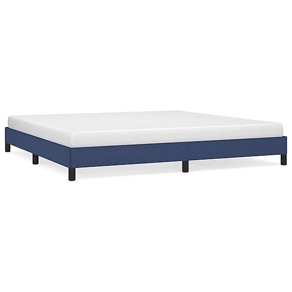 vidaXL Bettgestell Blau 200x200 cm Stoff Modell 21368902 günstig online kaufen