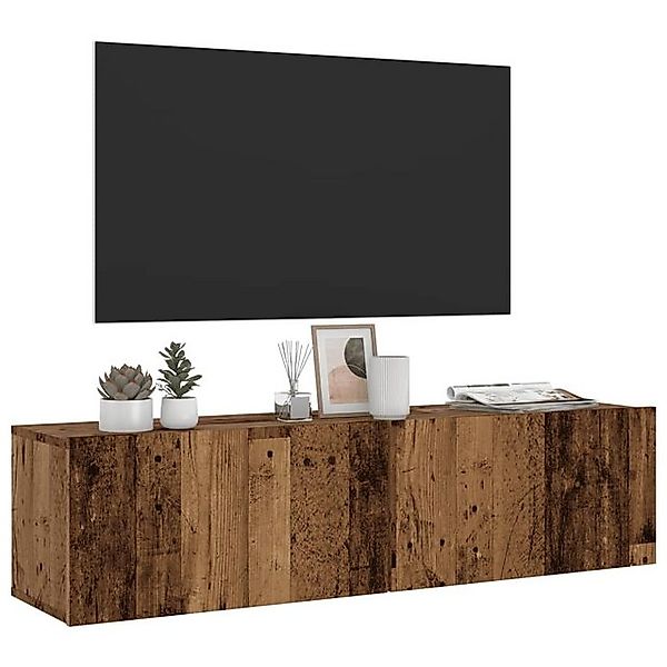 vidaXL Schrankmodule TV-Wandschrank Altholz-Optik 120x30x30 cm Holzwerkstof günstig online kaufen