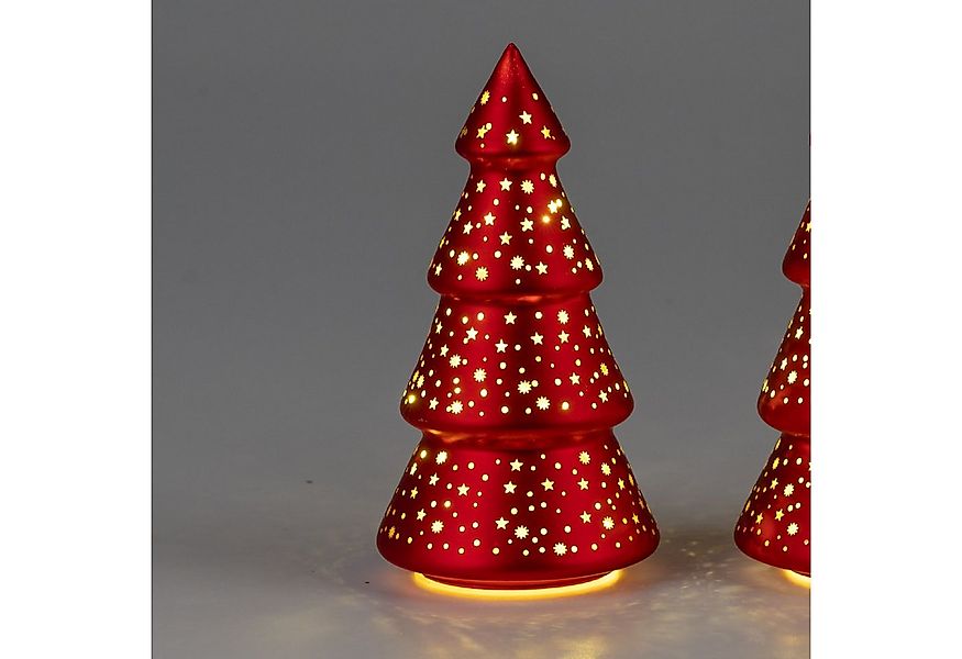 Kunstbaum Sterne, formano, Höhe 20 cm, Mit Timerfunktion, Rot, Motiv: Stern günstig online kaufen