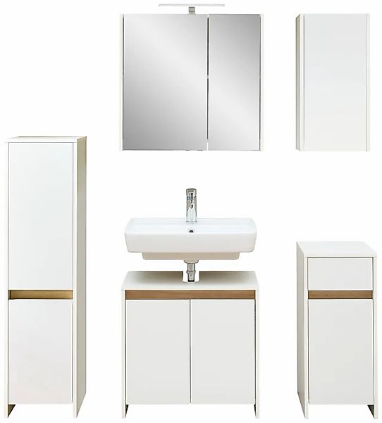 Saphir Badmöbel-Set »Quickset 100, Waschbeckenunterschrank mit Spiegelschra günstig online kaufen
