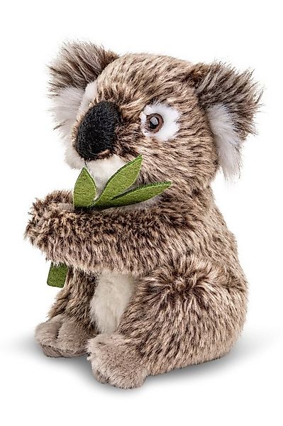 Uni-Toys Kuscheltier Koala mit Blatt, sitzend - 16 cm (Höhe) - Plüsch-Bär - günstig online kaufen