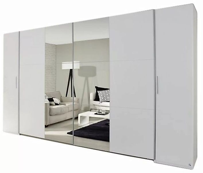 Rauch Möbel Dreh-/Schwebetürenschrank Nico weiß 4 Türen B 355 cm günstig online kaufen