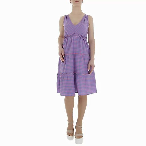 Ital-Design Sommerkleid Damen Freizeit Stufenkleid (85941358) Volants Karie günstig online kaufen