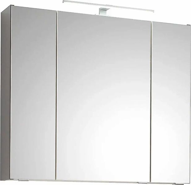Saphir Spiegelschrank "Quickset 357 Badschrank, 3 Spiegeltüren, 6 Einlegebö günstig online kaufen