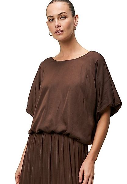 Zero Satinbluse zero Satinbluse mit Ballonärmeln günstig online kaufen