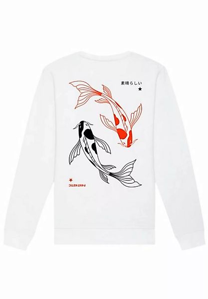 F4NT4STIC Sweatshirt Koi Japan Print günstig online kaufen