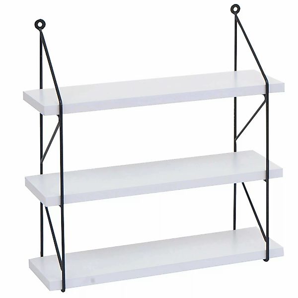 MCW Wandregal MCW-K78, Drei Regalböden, Industriedesign günstig online kaufen