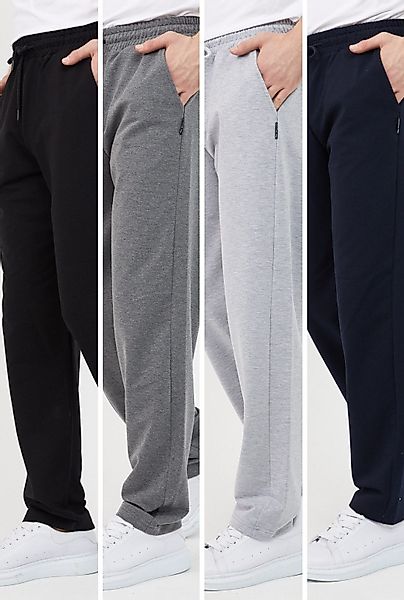 COMEOR Jogginghose Sweathose Sporthose Herren (4-tlg) günstig online kaufen