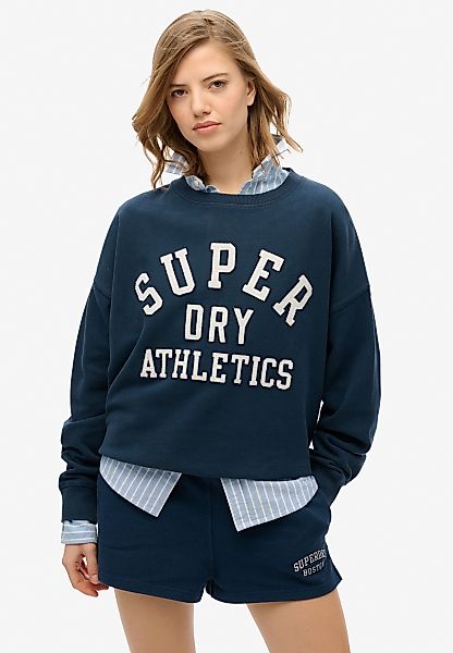 Superdry Sweatshirt "Ath Ess Relaxed Applique Crew" günstig online kaufen