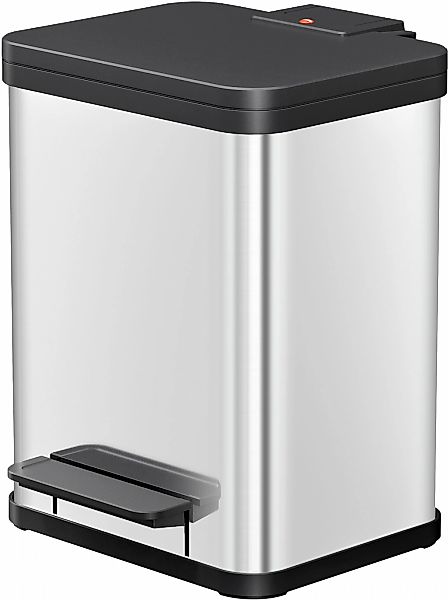 Hailo Mülleimer "Öko duo Plus M" 2 Behälter 18 l, Stahlblech o. Edelstahl, günstig online kaufen